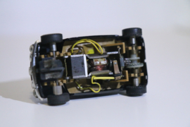 Scalextric Classic Mini Cooper Rally Zwart/Wit nr. C7 in OVP.