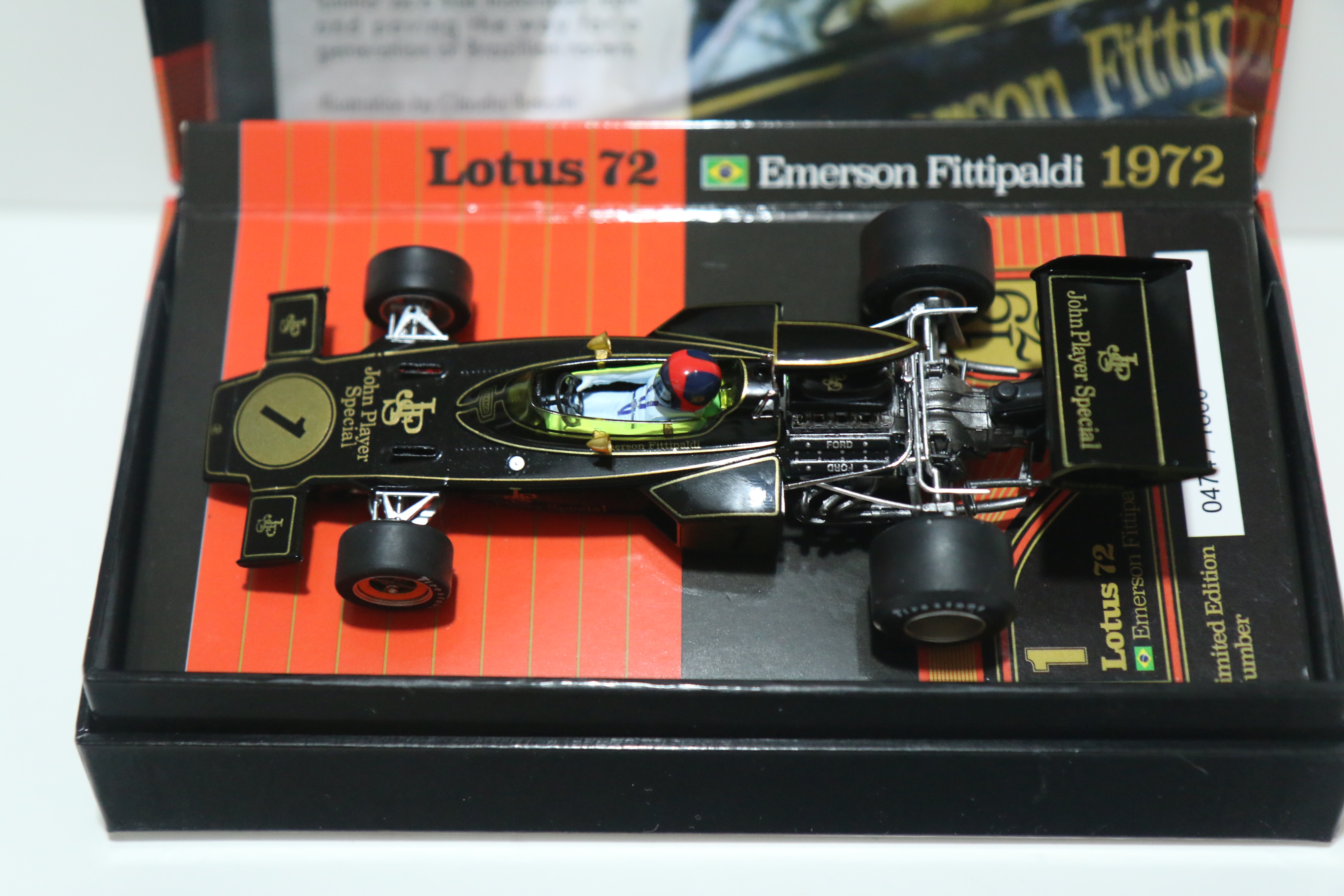 Policar Lotus 72 JPS Limited edition nr. PCW03 in OVP! Nieuw!