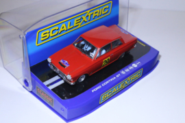 Scalextric Ford Cortina GT Rood #29 nr. C3023 in OVP.