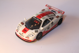 Ninco Mclaren F1 GTR  Wit/Rood #30 nr. 50153/  Bespeeld