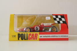 POLICAR Ferrari  312B2  rood nr.5  CAR05b    Silverstone 1971