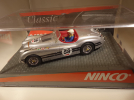 Ninco Jaguar XK 120  Zilver  nr. 58.    Nr 50465 in OVP. Nieuw!