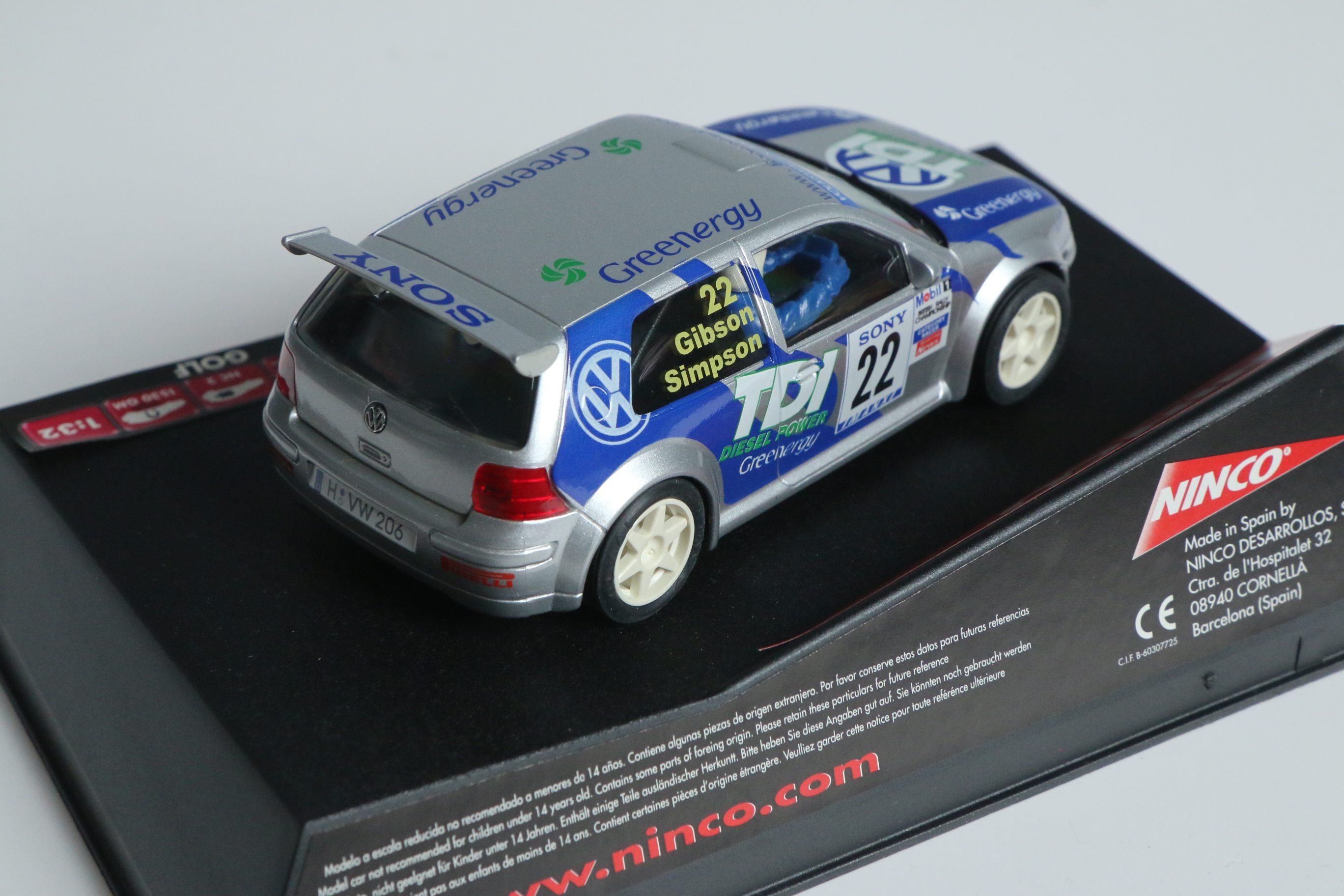 Ninco VW Golf TDI 4WD Rally No.22 nr 50243 in OVP!