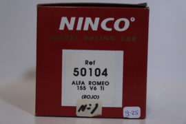 Ninco Alfa Romeo 155 V6 Ti (Rood) DTM No.2 nr. 50104 in OVP.