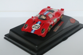 RACER slotcar RCR31 Ferrari 312P - NART Sebring 12h 1970  # 23   Nieuw !