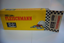 Fleischmann Auto-Rallye. Bocht 3112.   10 stuks in OVP geel