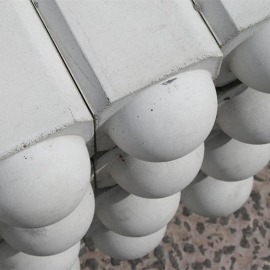 Totaalpakket optie 1 - Grenen Hout- wit betonschutting basis