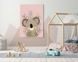 Poster met leuke koala - poster babykamer of kinderkamer