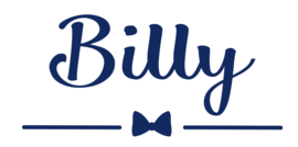 Geboortesticker met strikje type Billy