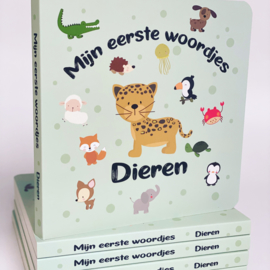 Mijn eerste woordjes 'dieren' educatief aanwijsboekje.