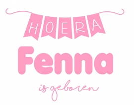 Geboortesticker type Fenna