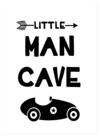 Poster little man cave - poster babykamer of kinderkamer
