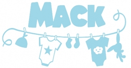 Geboortesticker waslijn type Mack