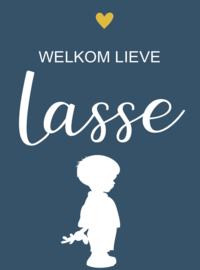 Geboortesticker full colour type Lasse