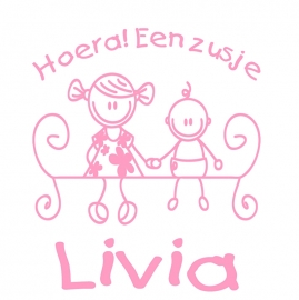 Geboortesticker type Livia