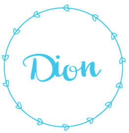 Geboortesticker type Dion