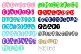 Geboortesticker ooievaar type Tim