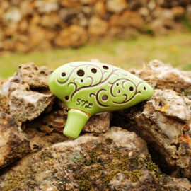 STL Lord of the Rings 'Hobbit' Ocarina - Tenor C - 12 gaten - Keramiek