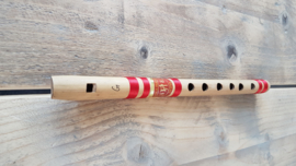 Indiase Bansuri Fluit met Fipple mondstuk (Hoge G) - Bamboe - Voor Beginners - Prince Flutes