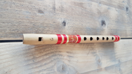 Indian Bansuri Flute with Fipple Mouthpiece (High G) - Bamboo - Student Quality - Prince Flutes