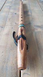 Stellar Premiere Native American Flute in E (Bass) - Spalted Figured Maple