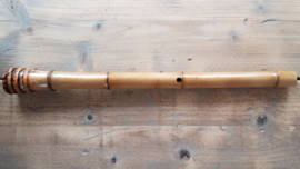 Shakuhachi van Bamboe + Tas + Speel instructies - 1.8 Shaku (D) - Traditionele Japanse Fluit - Hoge Kwaliteit