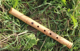 Shakuhachi van Essenhout - HarmonyFlute - 1.1 Shaku (A) - Traditionele Japanse Fluit - Hoge Kwaliteit