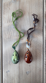 STL Ketting Ocarina - 6 gaten - Keramisch