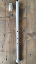 Shakuhachi with Attachable Mouthpiece - Easy Playing! + Bag + Playing instructions - 1.8 Shaku (Key of D)