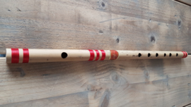 Indiase Bansuri Fluit (Bass A) - Bamboe - Prince Flutes - Studenten Model van Hoge Kwaliteit