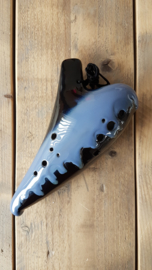 STL Element Shadow Ocarina - Bass C - 12 holes - Ceramic