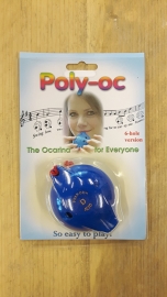 Poly-Oc met 6 gaten (Blauw / Rood)