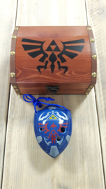 STL Zelda Schild Ocarina - C - 6 gaten - Keramiek