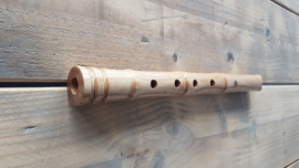 Shakuhachi van Essenhout - HarmonyFlute - 1.1 Shaku (A) - Traditionele Japanse Fluit - Hoge Kwaliteit
