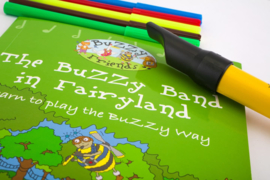 Clarke Buzzy Friends Pack - Tin Whistle + Kleurboek + Stiften (Engelstalig)