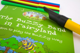 Clarke Buzzy Friends Pack - Tin Whistle + Color Book and Pens
