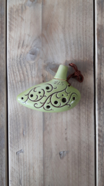 STL Lord of the Rings 'Hobbit' Ocarina - Tenor C - 12 gaten - Keramiek