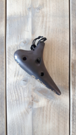 STL Steampunk Ocarina - Tenor C - 12 holes - Ceramic