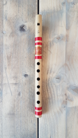 Indian Bansuri Flute with Fipple Mouthpiece (High G) - Bamboo - Student Quality - Prince Flutes