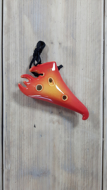 STL Element Fire Ocarina - Alto G - 12 gaten - Keramiek