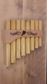 Schwarz bamboe panfluit - 8 pijpjes - C tot C