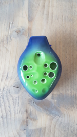 STL Pendant Double Ocarina - Multi Chamber - Tenor C - Ceramic