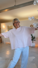 Mona roze korte mouw