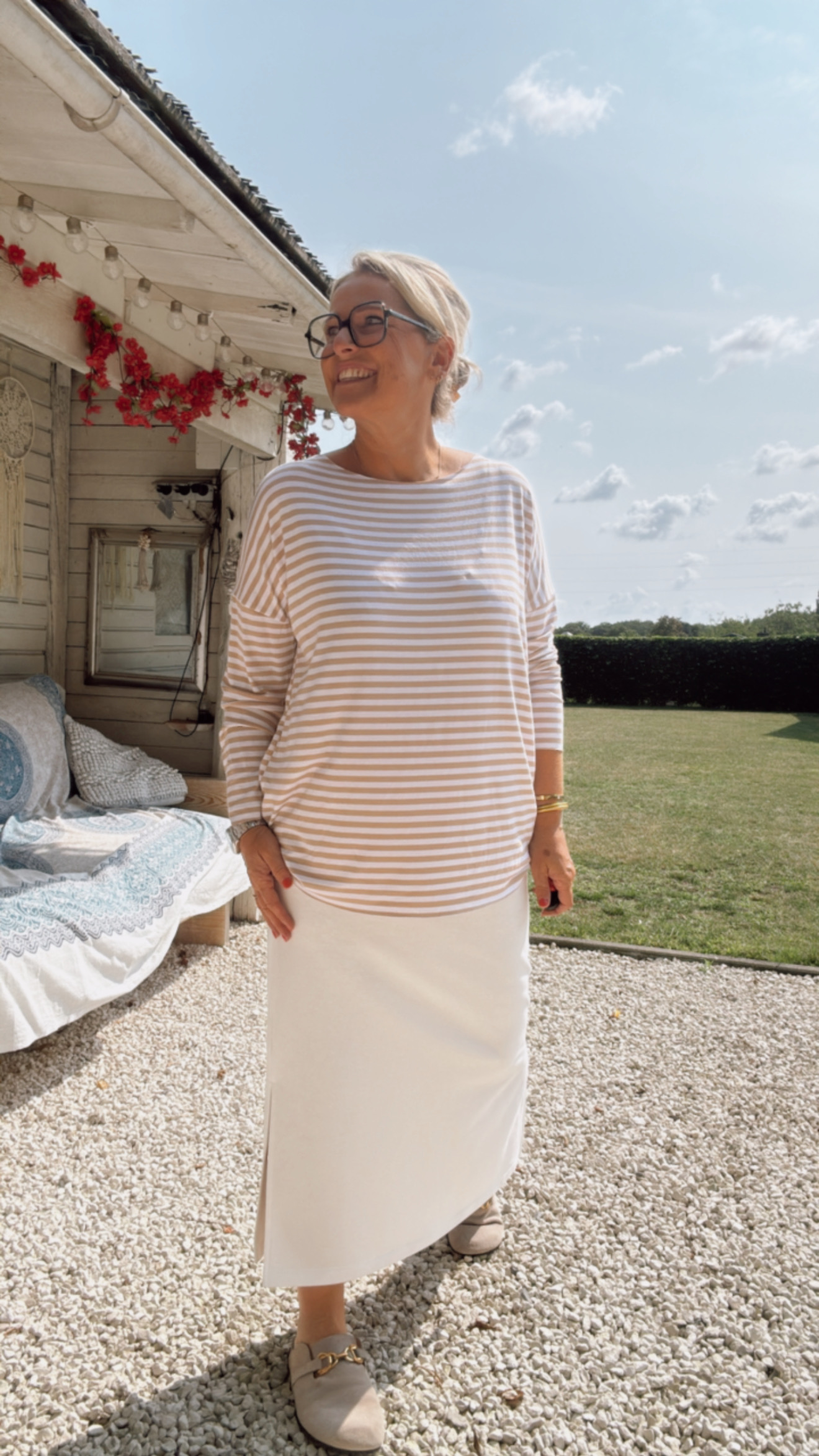Anja wit/beige