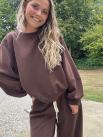 Evi broek bruin (huispakken stof)