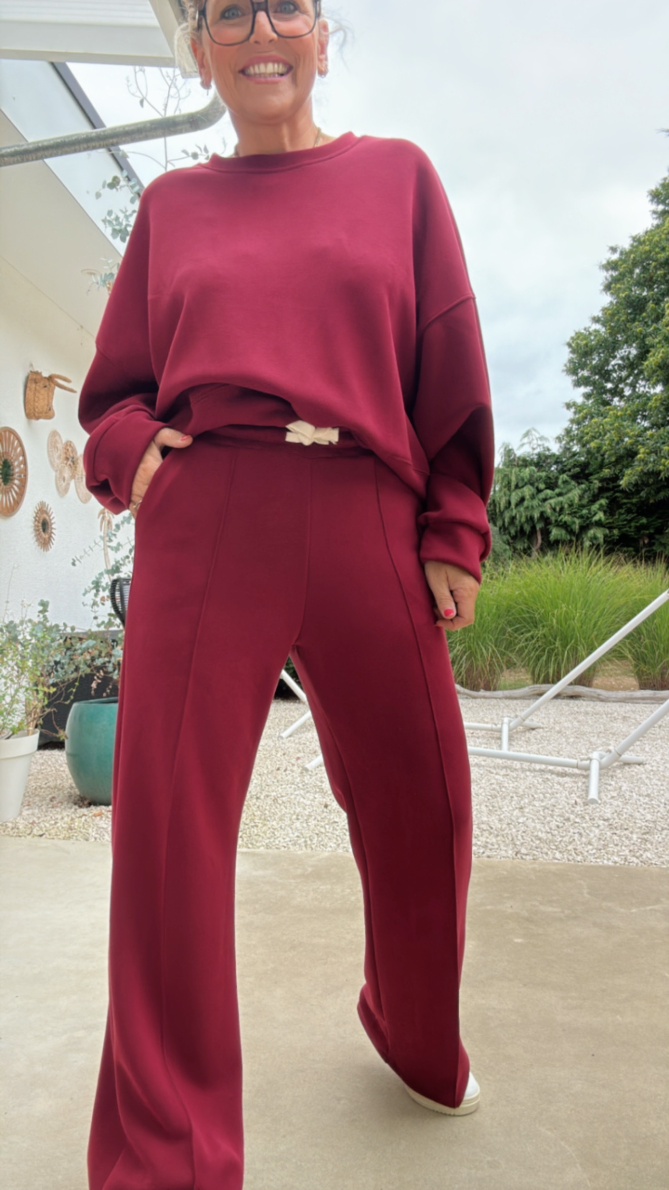 Broek Vera bordeaux