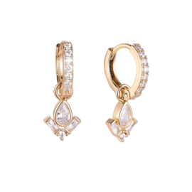 Dream Well Diamond Gold-plated Earrings