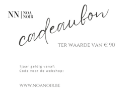 Cadeaubon 90 EURO