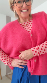 Maud polka dot roze rood