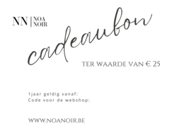 Cadeaubon €25